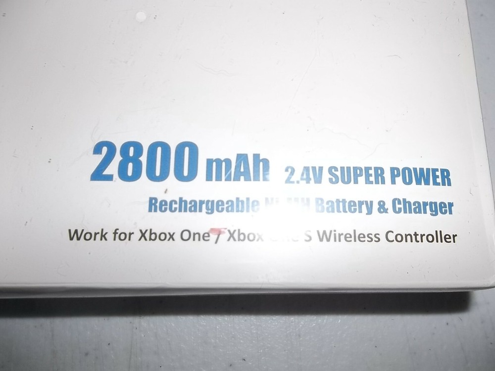 Rapthor 2800mah Rechargeable Battery for Xbox 1 S Wireless Controller