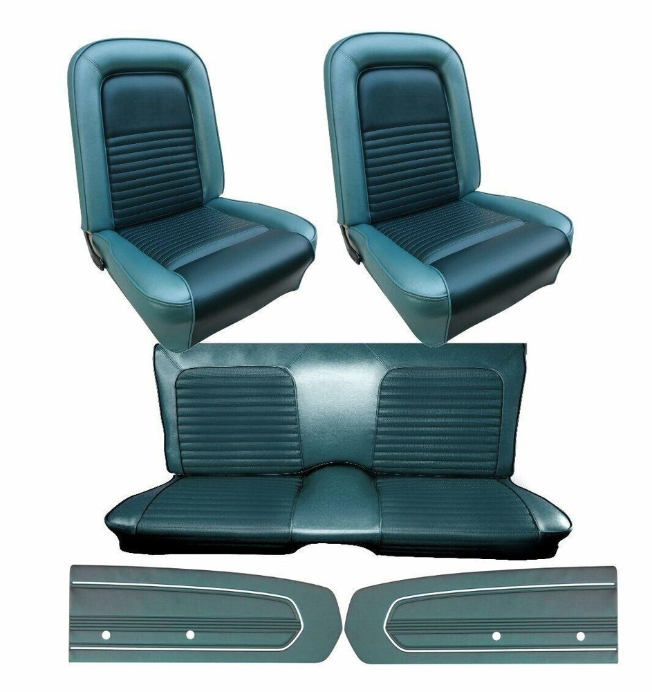 1968 - 1972 Chevy & Oldsmobile; Front Arm Rest Base & Pads - Medium Blue