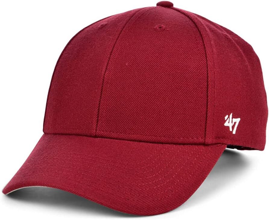 '47 Blank Classic MVP Cap, Adjustable Plain Structured Hat for Men and Women...