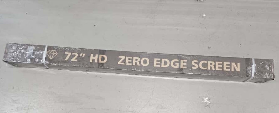 Laser Projector Screen 72" HD Zero Edge Self Lock Screen Limited Edition ZE-72