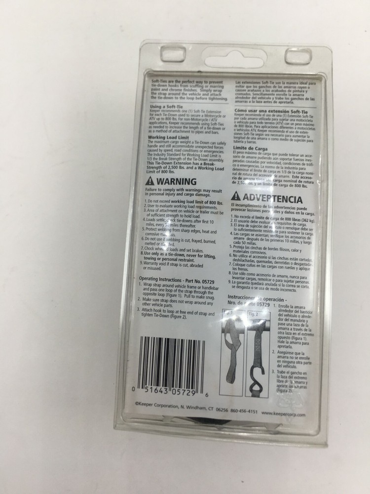 HEAVY DUTY SOFT TIES 16 IN. KEEPER