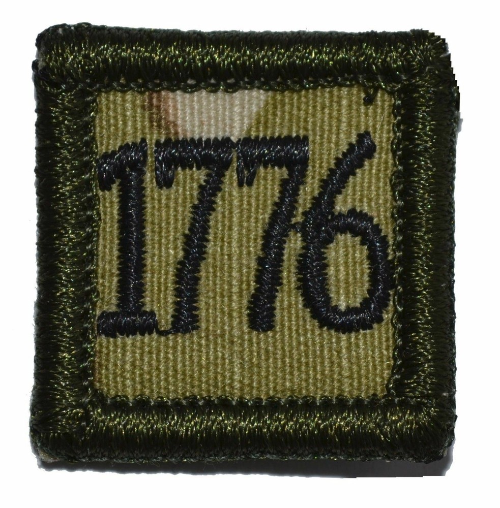 1776 - 1"x1" w/ Fastener Military Patch