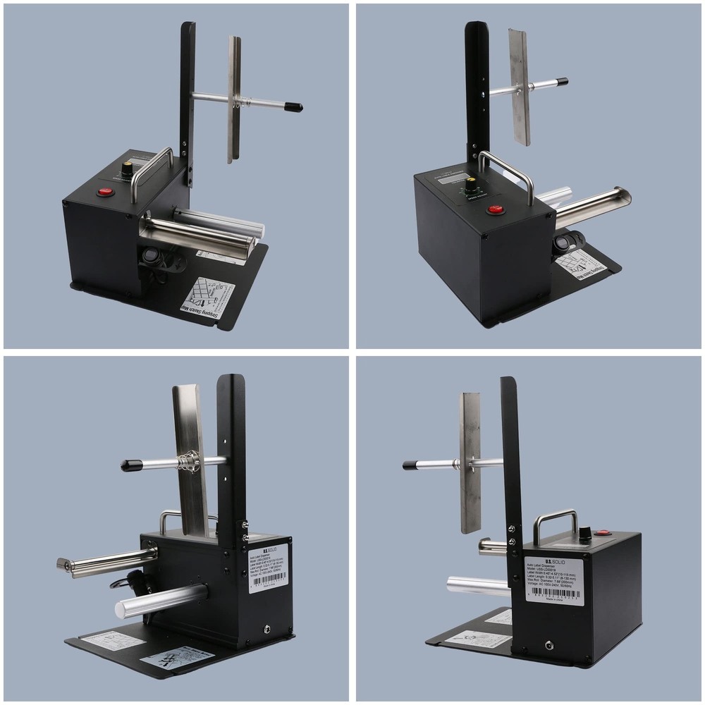 U.S. Solid Automatic Label Dispenser 4.52 in Width Translucent Labels Counter