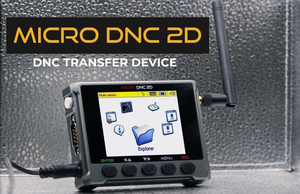 DNC Transfer device Micro DNC 2D compatible : FANUC, OKUMA, HAAS, MAKINO, ...