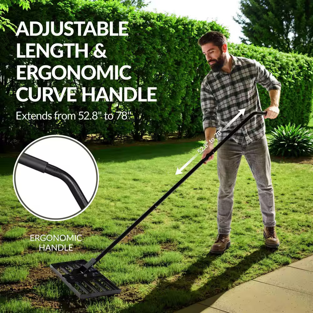 30 in by 10 in Lawn Leveling Rake