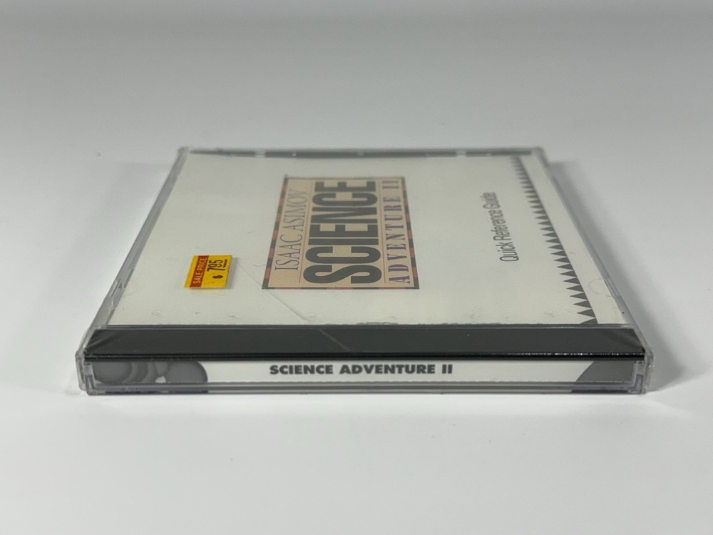SEALED Isaac Asimov Science Adventure II 2 PC CD 1994 MS-DOS ~ Quick Reference