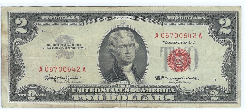 1963 $2 UNITED STATES NOTE