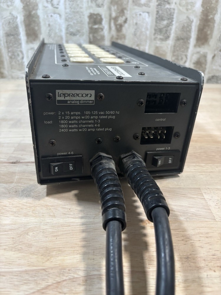 ⭐️Leprecon LD-360 Series Duplex 6-Channel Dimmer Pack⭐️Untested⭐️Please Read⭐️