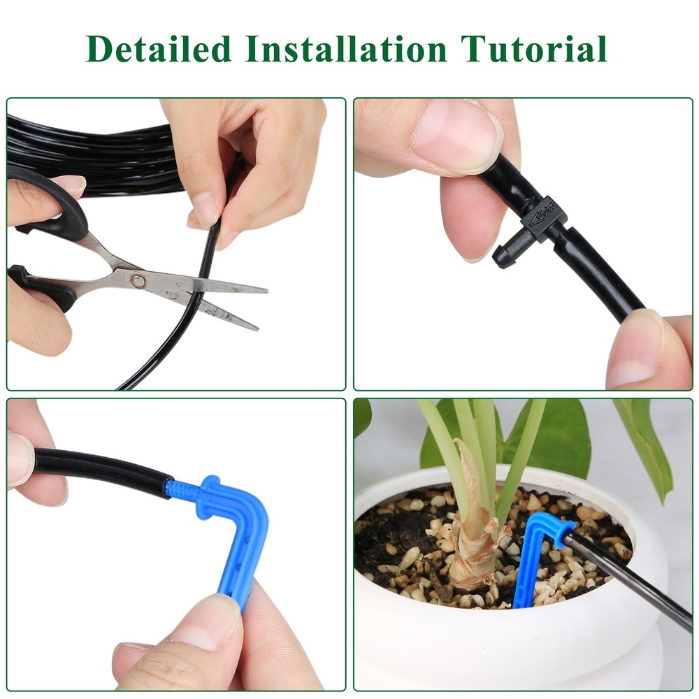 Solar Automatic DlY Watering Device Supported Pots Plants,Extra Accessories Kits