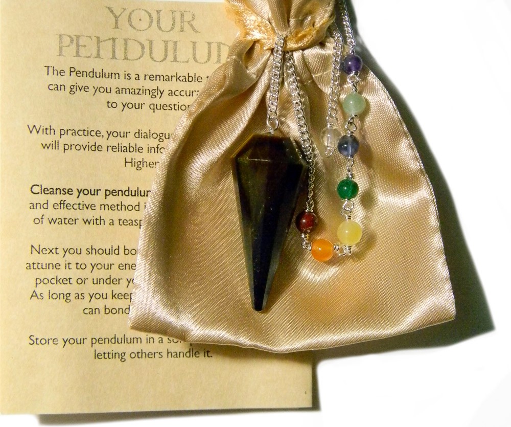 Tiger Eye Chakra Pendulum