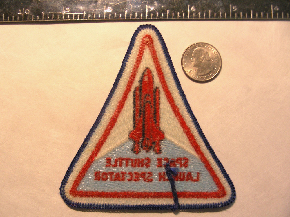 Original Space Shuttle Launch Spectator Patch NASA STS Program