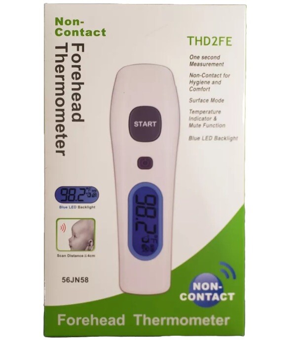 NEW IN BOX! THD2FE Non-Contact Forehead Thermometer