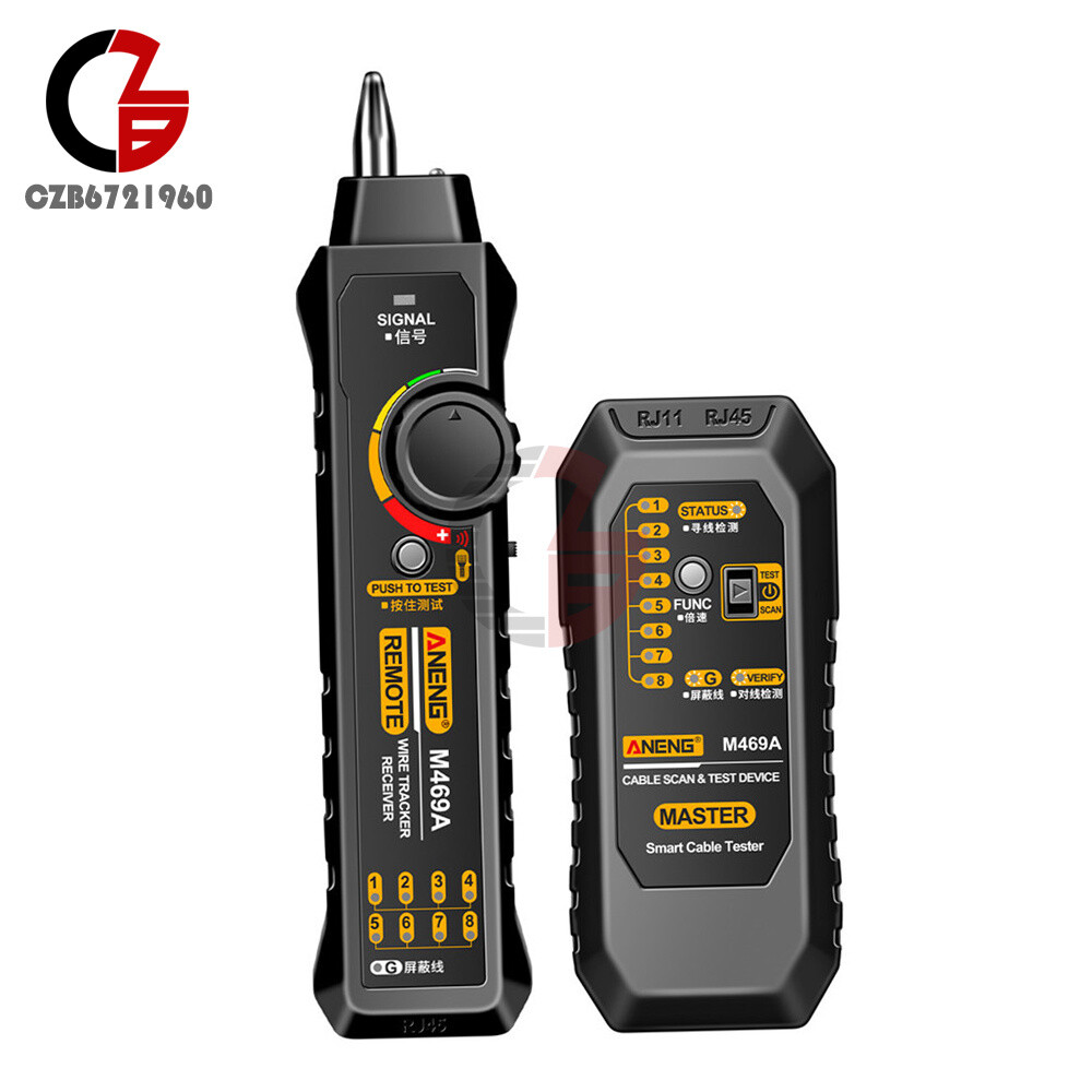 ANENG M469A Multifunctional Network Cable Tracker Networking Analyzer RJ11/RJ45
