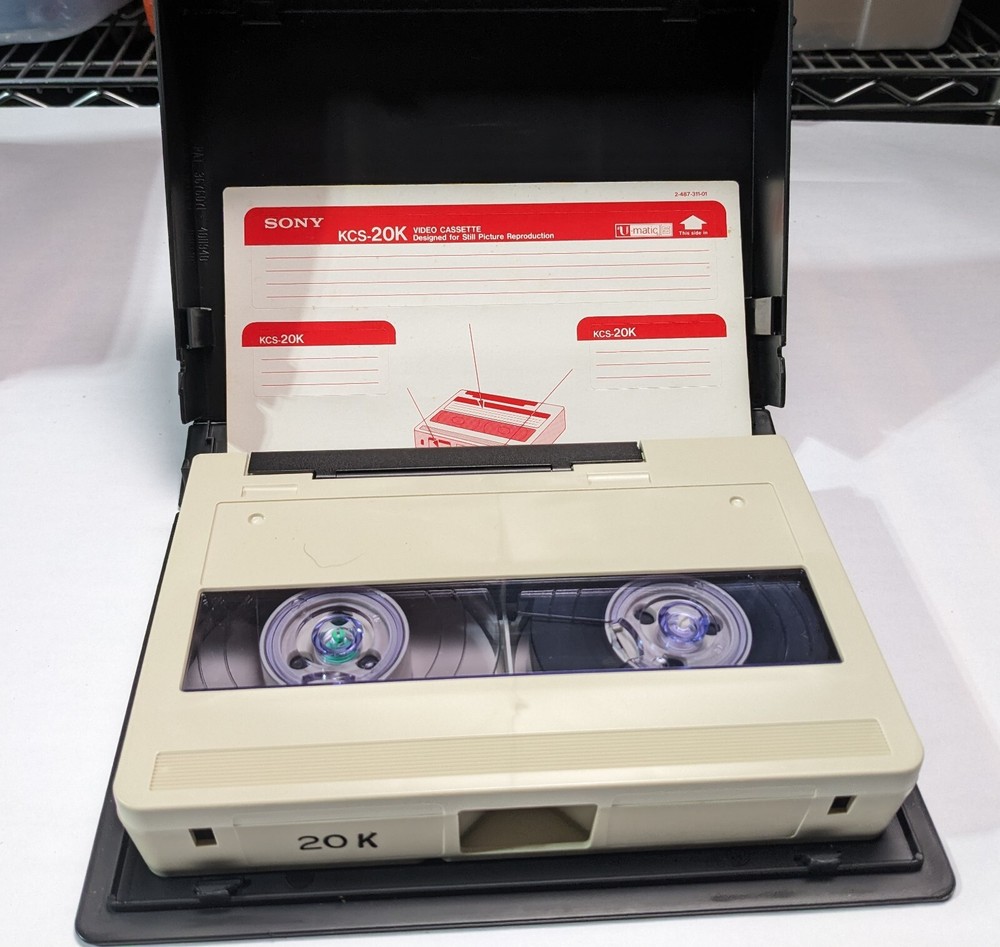 Sony U-matic S KCS-20K Video Cassette