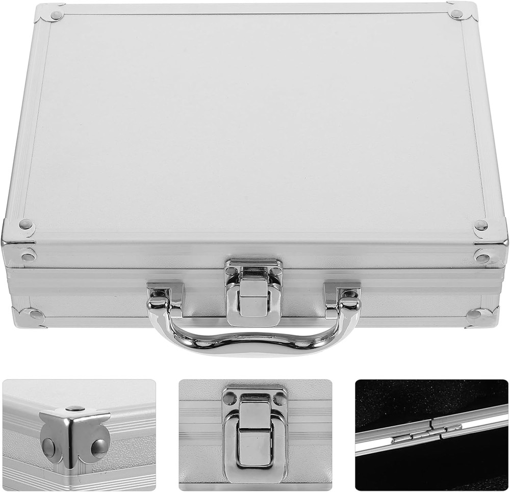 Aluminum Briefcase Multi-Functional Toolbox Carrying Box Handheld Suitcase for G