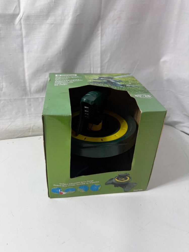 Melnor Aquashapes Adjustable Pattern Sprinkler 12-Point 2983 Max 85 FT COVERAGE