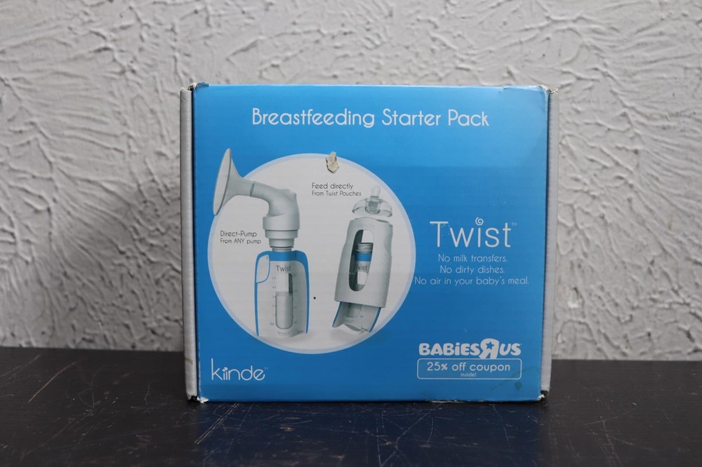 Kiinde Breastfeeding Starter Pack Twist Kit - New Open Box