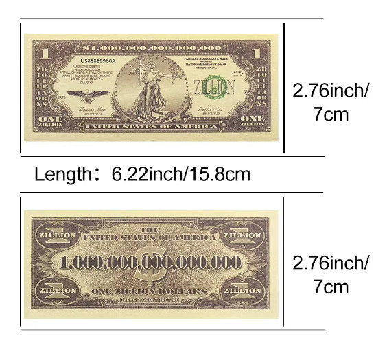 💸💰 "One Zillion Dollar" - To Visualize Your Biggest Dreams! 📈🚀