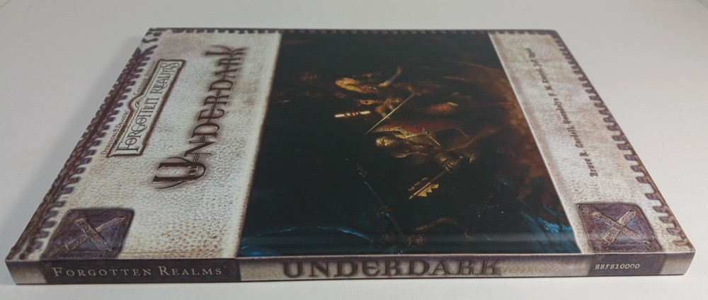 Forgotten Realms UNDERDARK Dungeons & Dragons Campaign Accessory HC EUC 2003