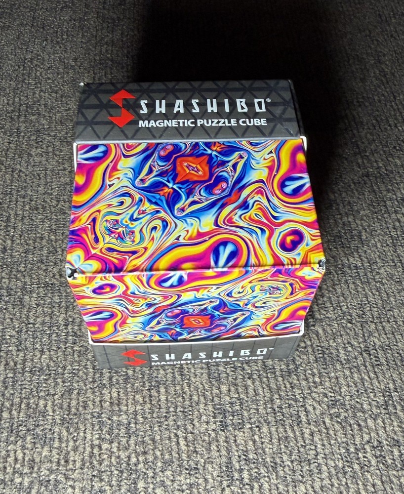 Shashibo Shape Shifting Box- Puzzle Cube Transforms Into 100+ Shapes(Spaced Out)