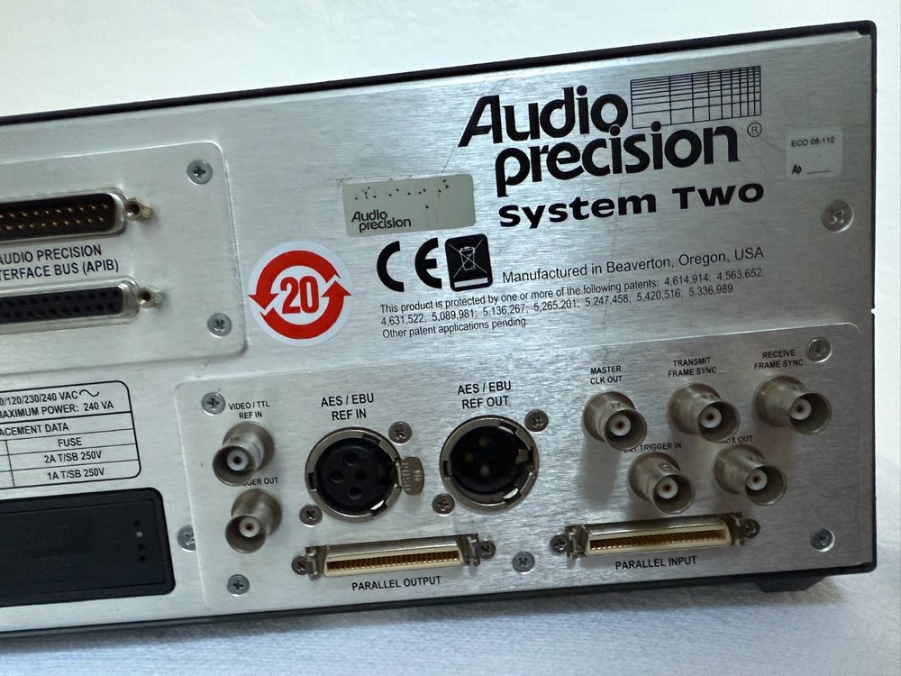 Audio Precision Analyzer SYS-2522 Cascade 96 kHz Dual Domain - Fully Equipped!