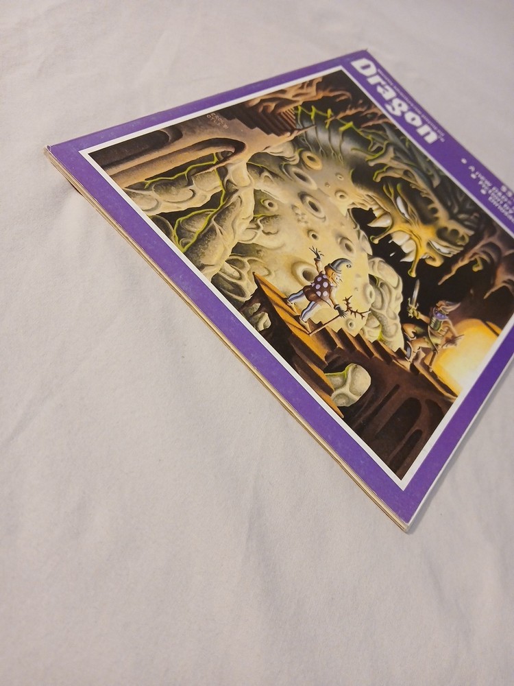 Vintage Dungeons And Dragons Dragon Magazine #55 Missing Insert Module