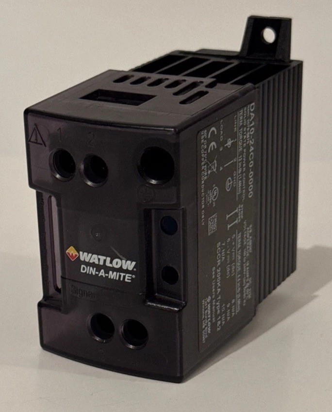 Watlow DIN-a-Mite DA10-24C0-0000 Solid State Power Control POWER SWITCHING USED