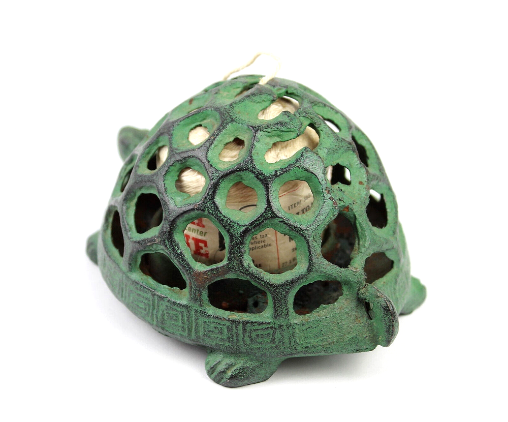 CAST IRON TURTLE STRING DISPENSER