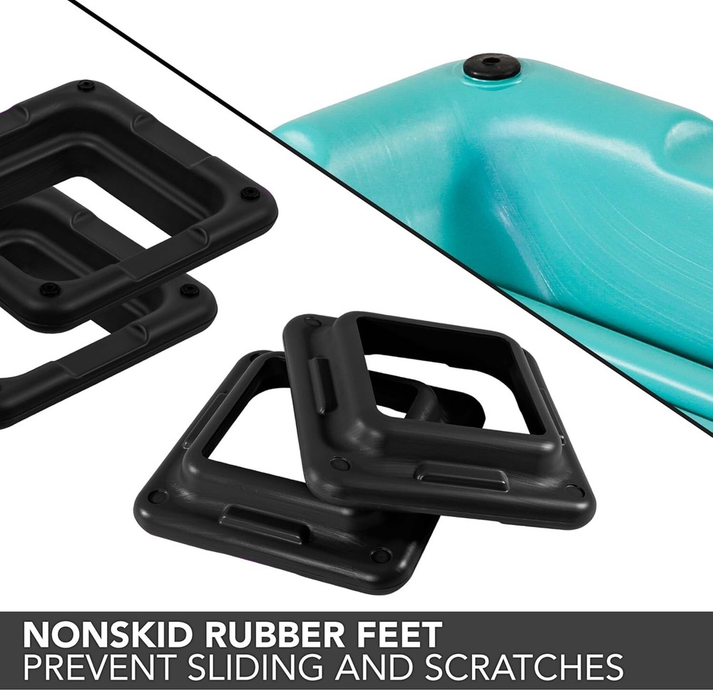 Durable Teal Aerobic Stepper with Nonslip Top - Versatile Home Workout Solution