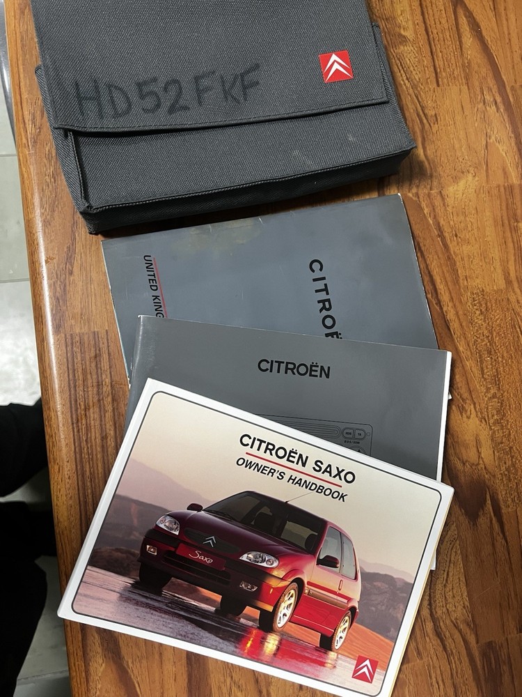Citroen Saxo Handbook Instructions