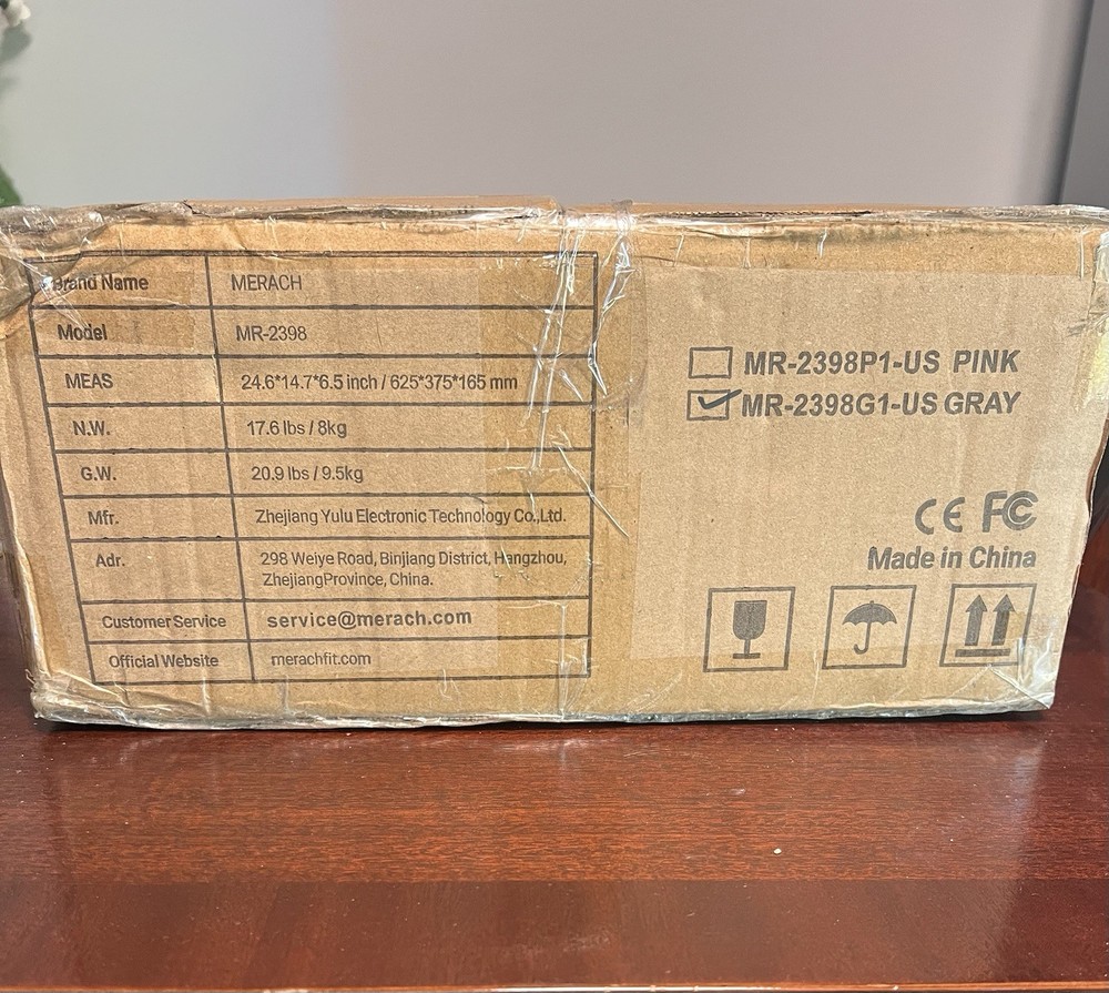MERACH MR-2398 Vibration Plate Exercise Machine Gray*