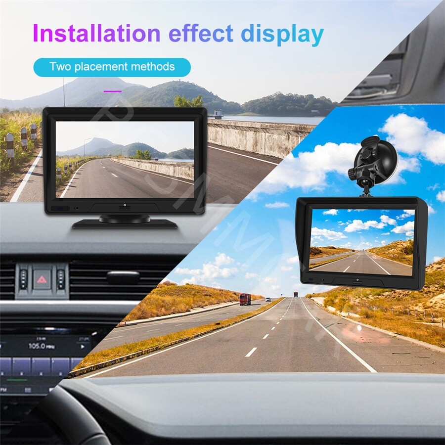 Car Dash Camera For CarPlay Android Auto Navi WIFI 7in Stereo Multimedia Player