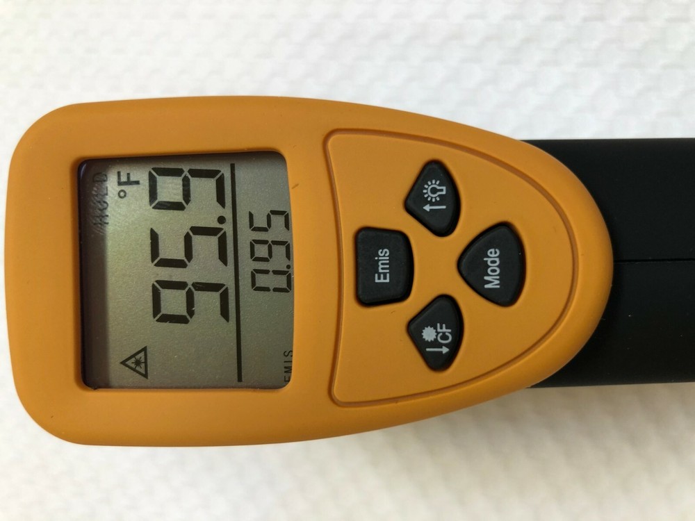 Digital Infrared Thermometer w/Laser Pointer Quick Body surface Temperature scan
