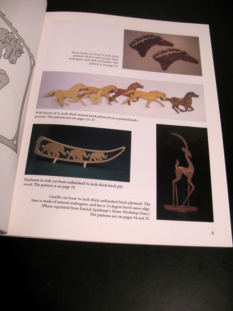 ARTISTIC SCROLL SAW PATTERNS & PROJECTS WOODWORKING SOFTCOVER SPIELMAN KIHL