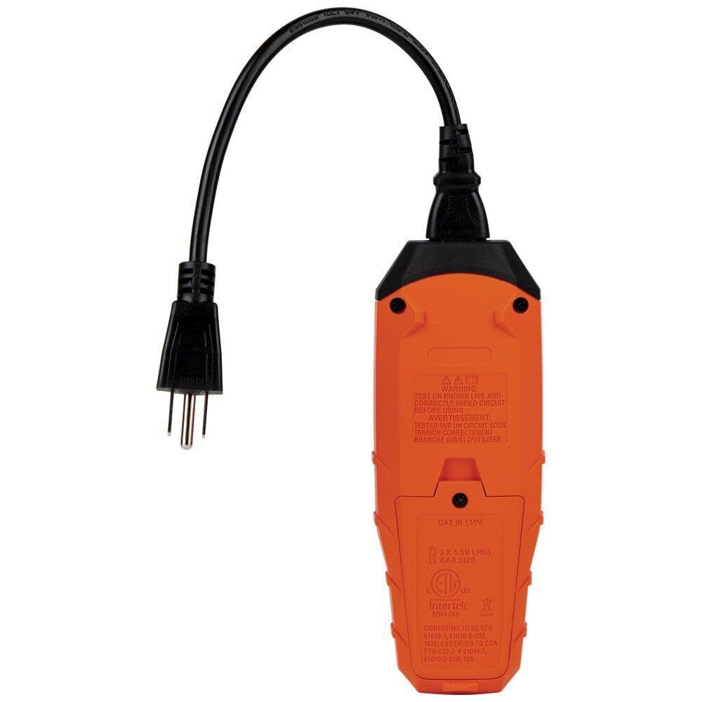 Klein Tools RT390 Circuit Analyzer with Color LCD for AFCI GFCI Testing