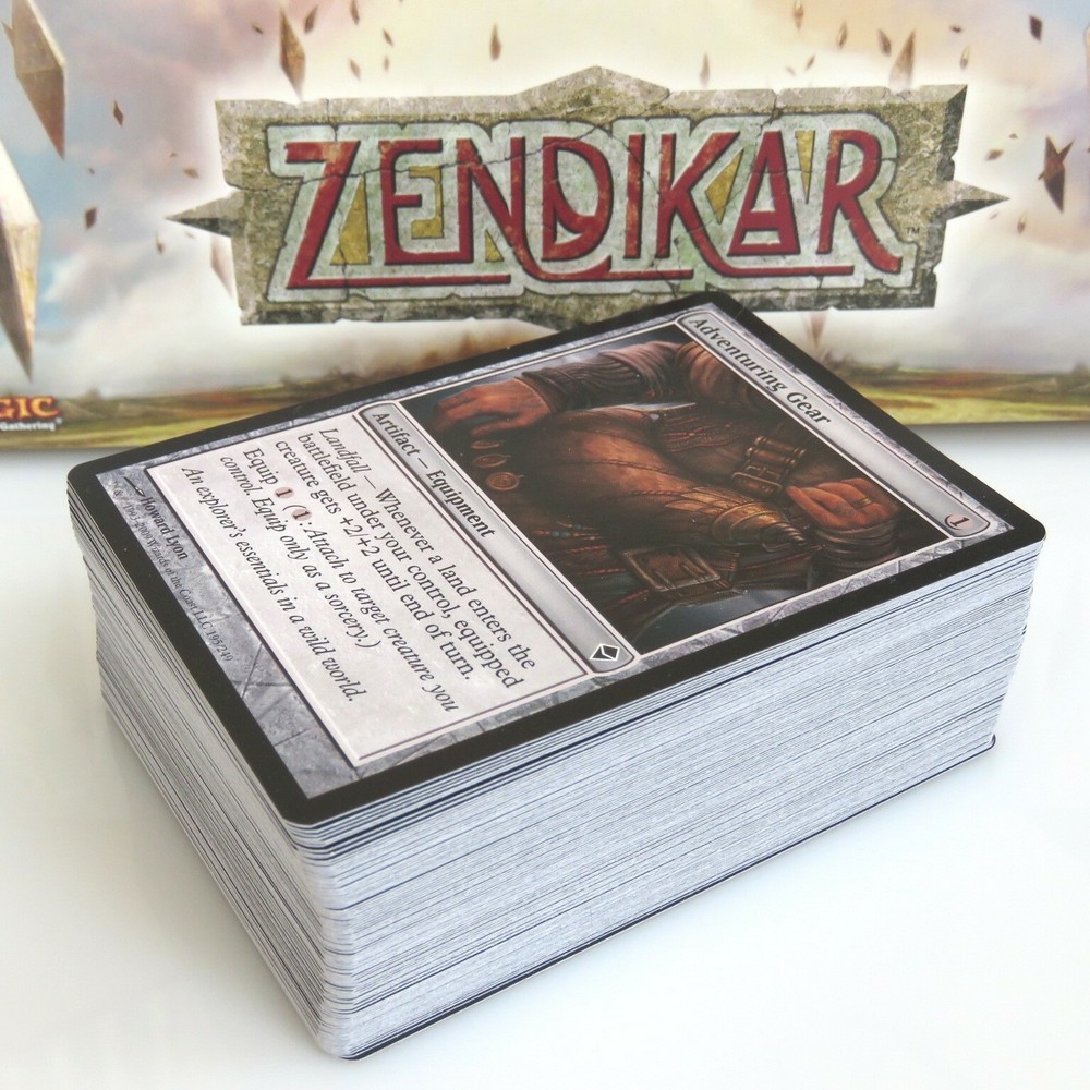 ZENDIKAR ~ Complete 101 Card COMMON SET MtG spreading seas expedition map vines