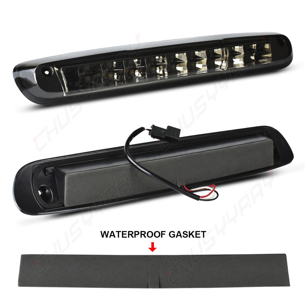 Replace For 07-13 Chevy Silverado GMC Sierra Red LED 3rd Brake Light Cargo Lamp