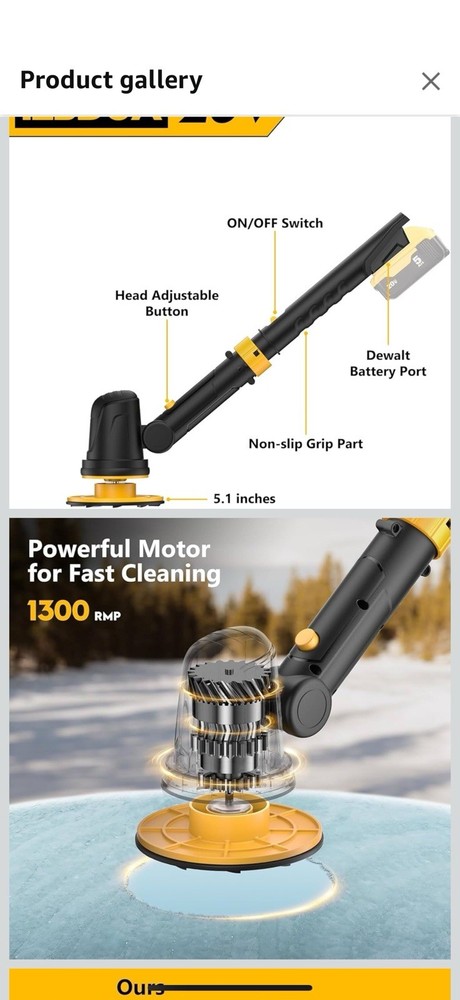 Cordless Electric Handheld Ice Scraper For Car Window