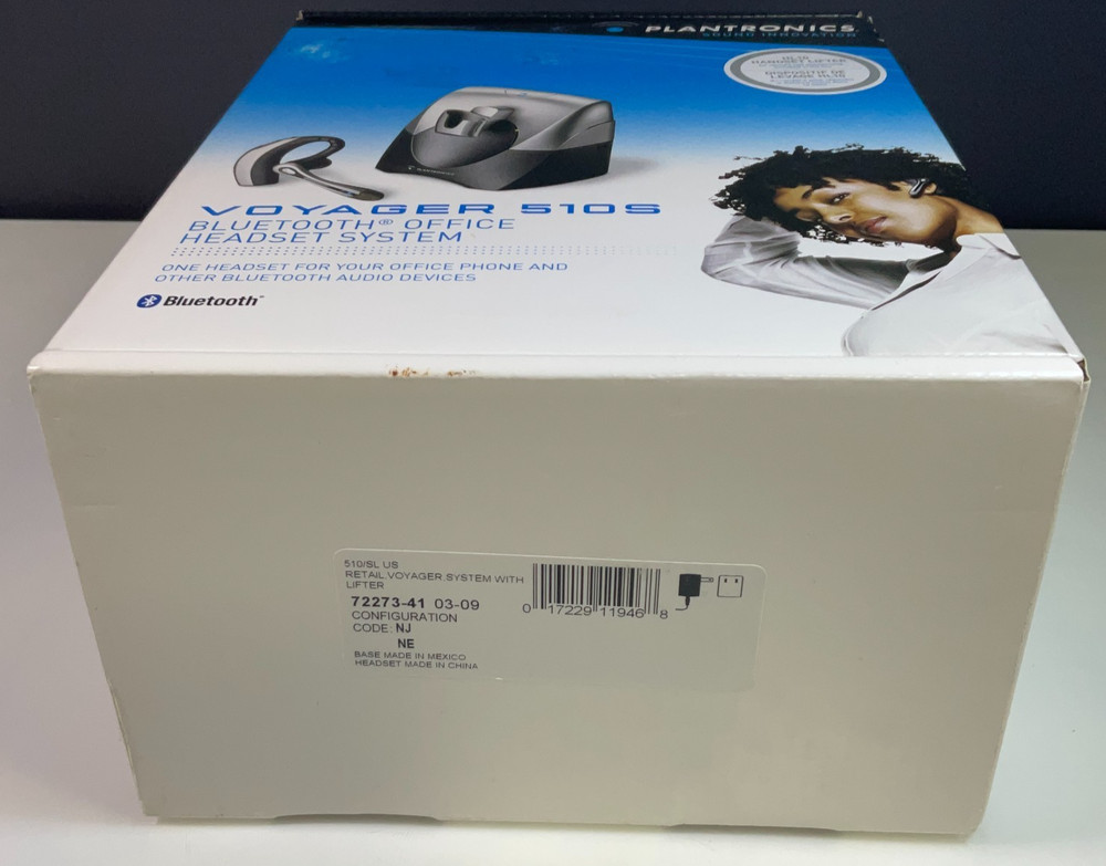 Plantronics Voyager 510S Bluetooth Office Headset System NEW