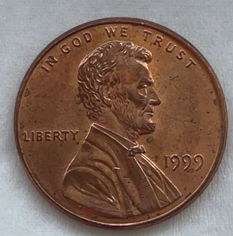 1999 no mint mark penny!