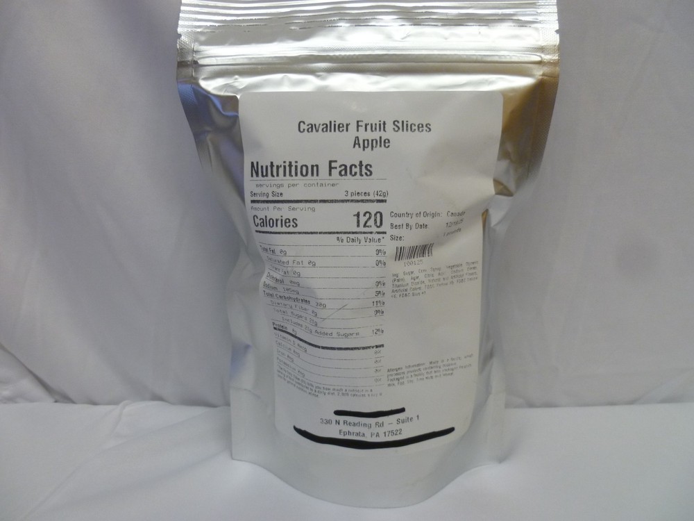Cavalier Gummy Fruit Apple Slices -1 lb Bag