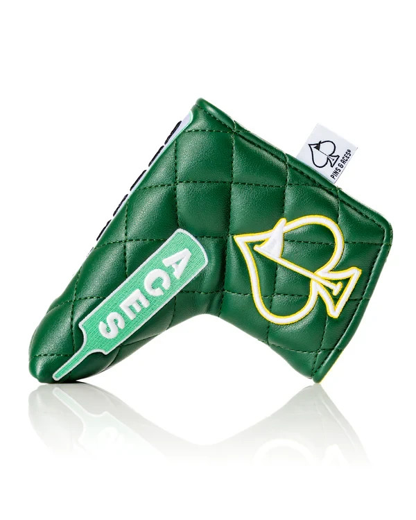 Pins & Aces (Authentic) Augusta Collection Quiet Please Blade Putter Head Cover