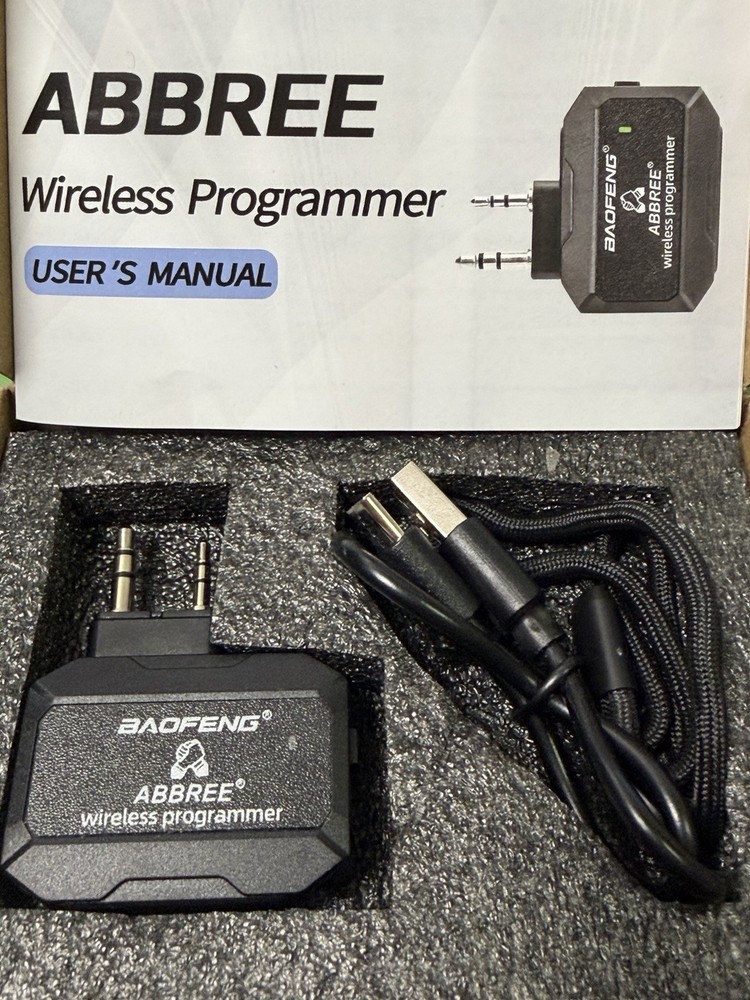 Ham Radio Wireless Programmer Adapter APP and PC Program for Baofeng UV-5R and M