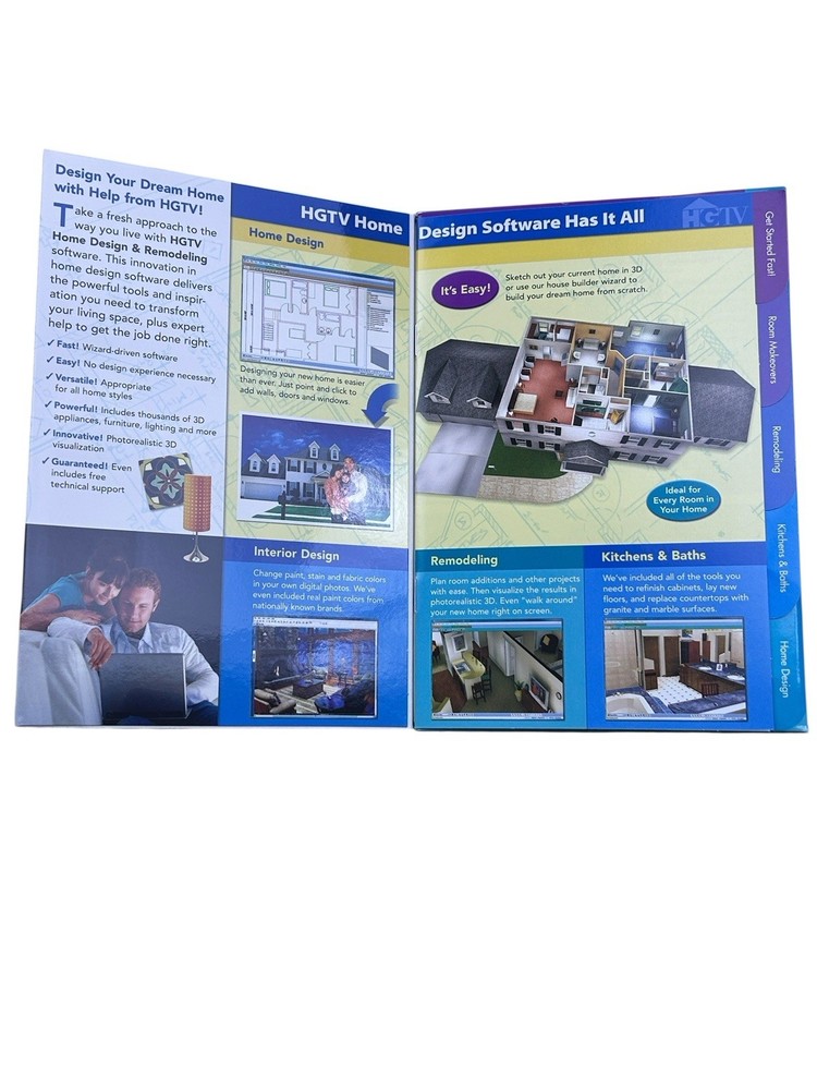 HGTV Home Design & Remodeling Suite Software Kit - New Sealed