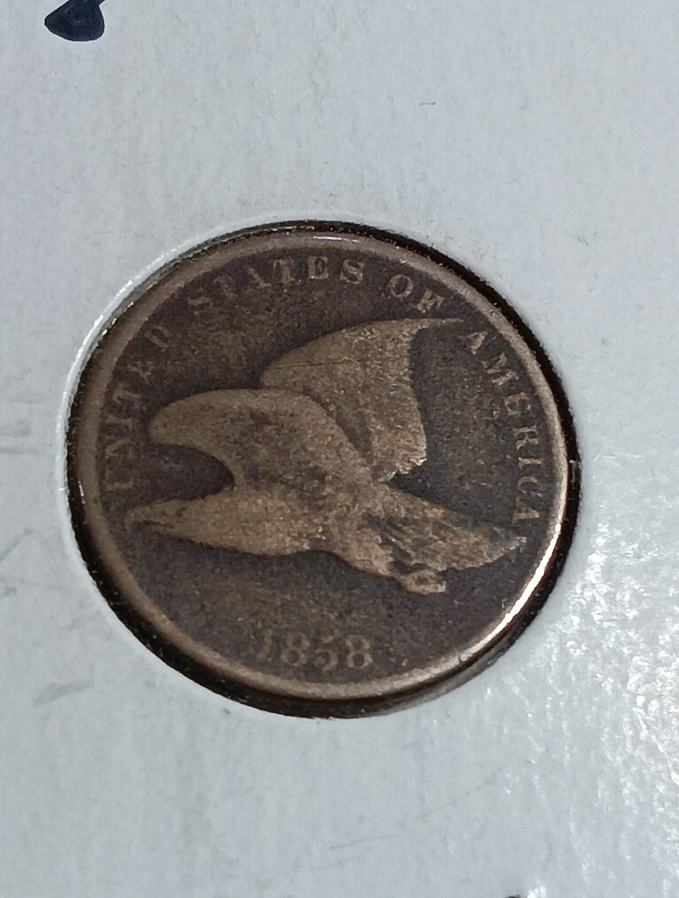Nicer Low Mintage 1858 Flying Eagle Cent, Item A10C8