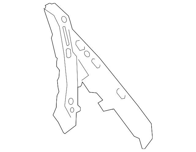 Genuine GM Driver Side Quarter Inner Panel Brace 23257000
