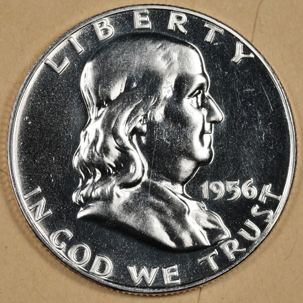 1956 Franklin Half.  Proof Cameo.  197746