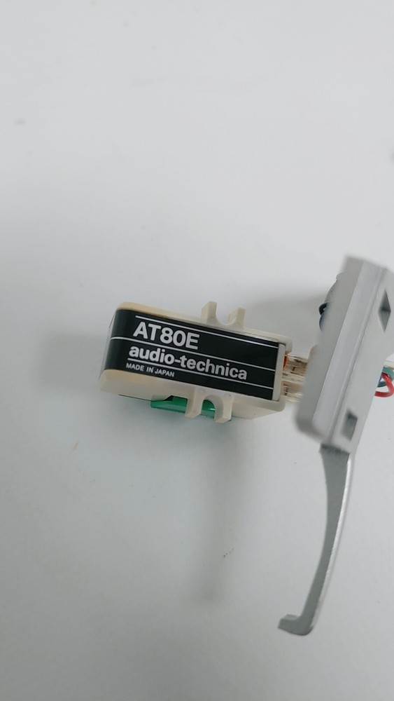 Audio Technica AT80E Cartridge with Stylus & Headshell