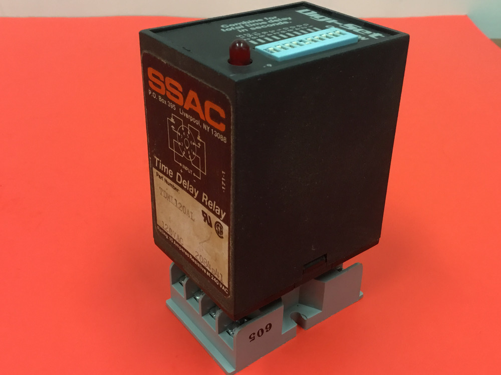 SSAC - Model #TDML120AL - Time Delay Relay