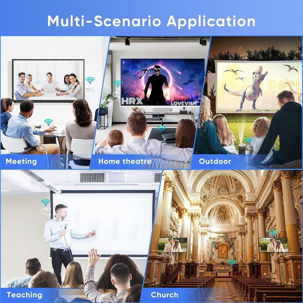 4K Wireless HDMI Transmitter Receiver Set